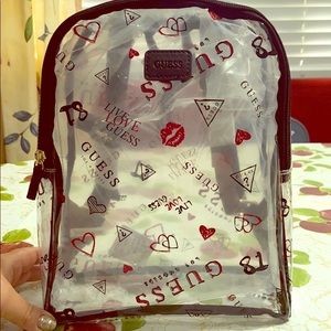 Clear Guess bag